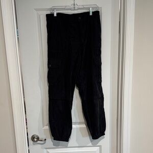 American Eagle Outfitters Black Cargo corduroy Pants